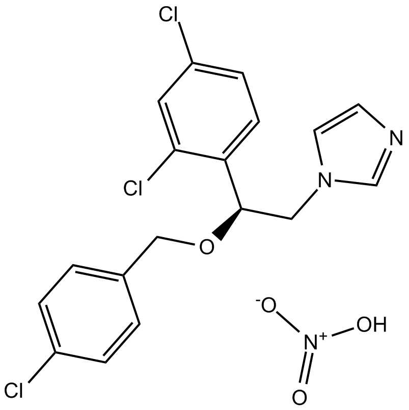 Econazole nitrate Chemical Structure