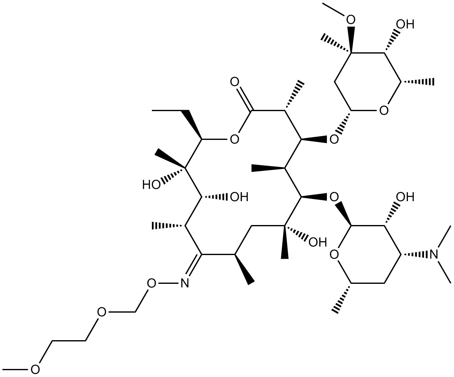 Roxithromycin Chemical Structure