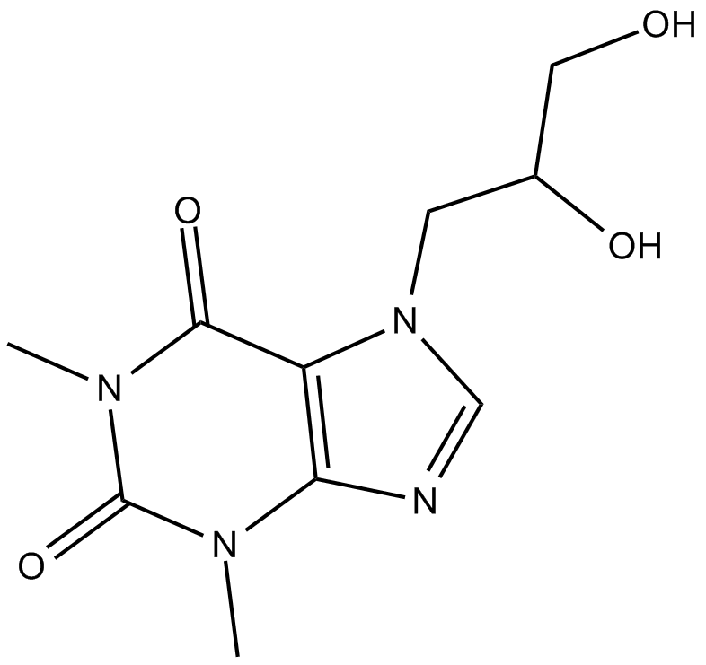 Dyphylline Chemical Structure