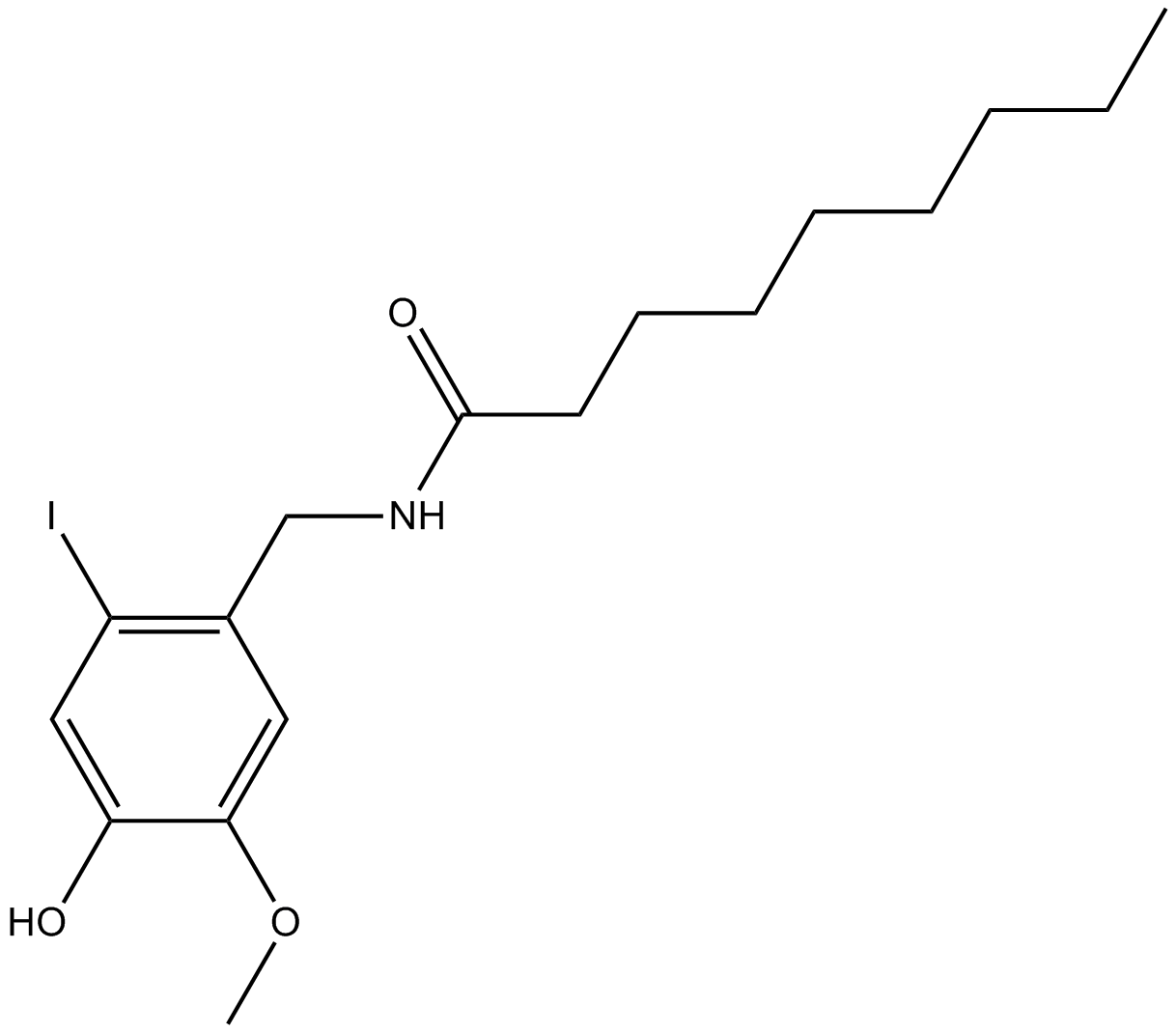 6-Iodonordihydrocapsaicin Chemical Structure