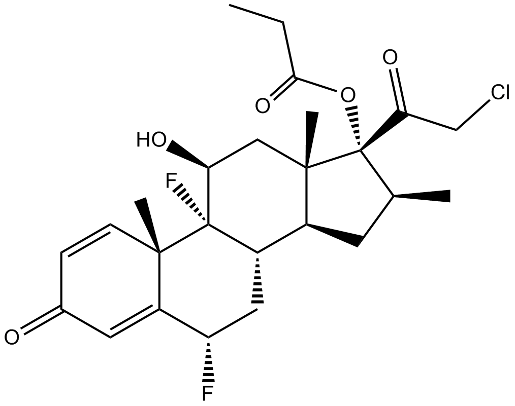 Halobetasol Propionate Chemical Structure