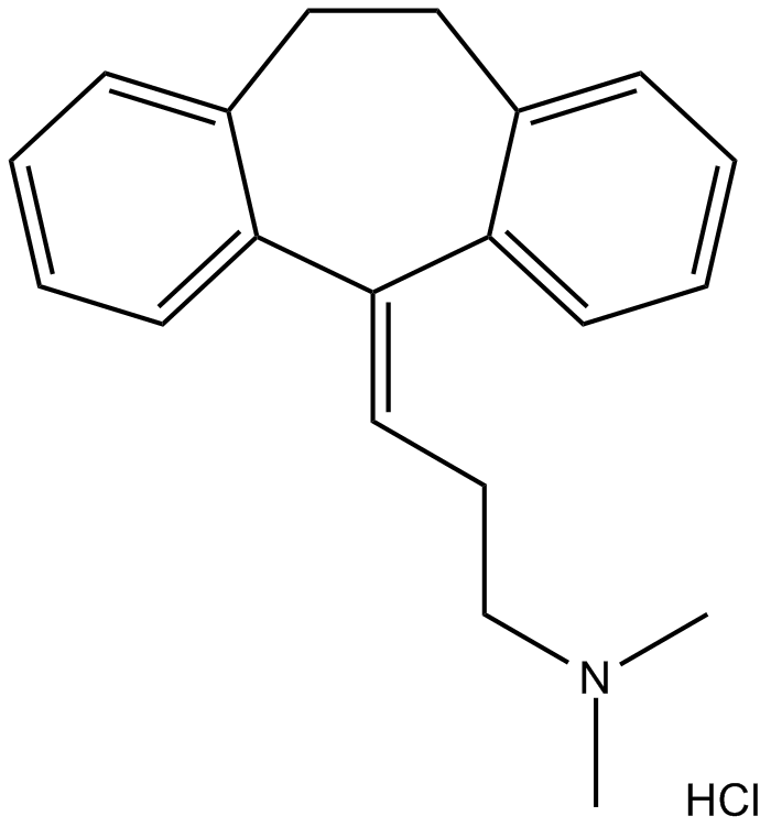 Amitriptyline HCl Chemical Structure