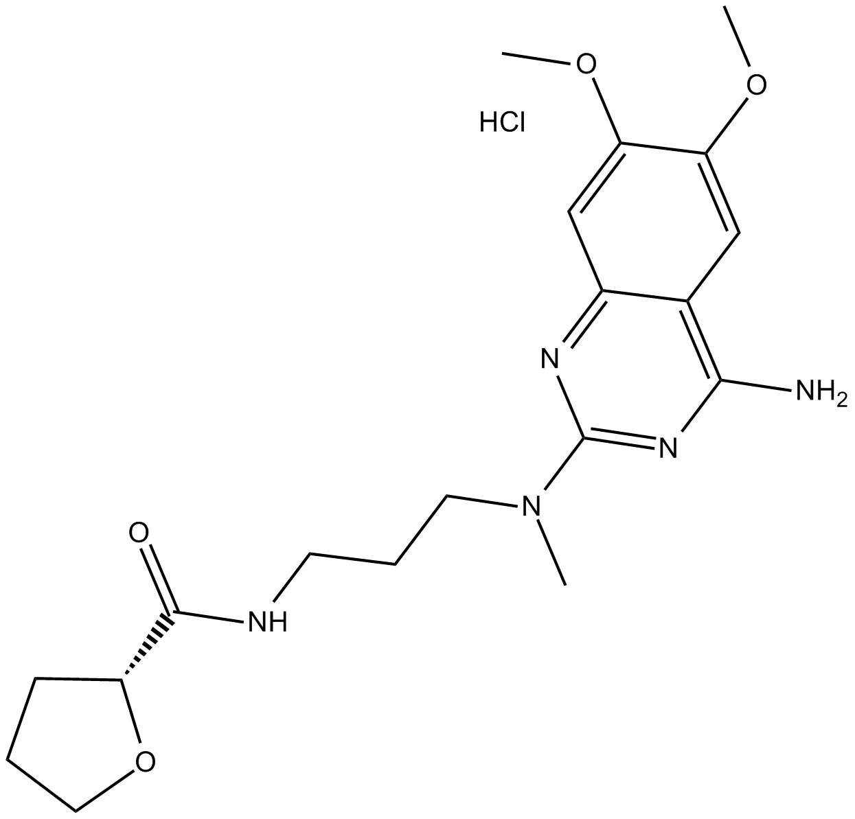 Alfuzosin HCl Chemical Structure