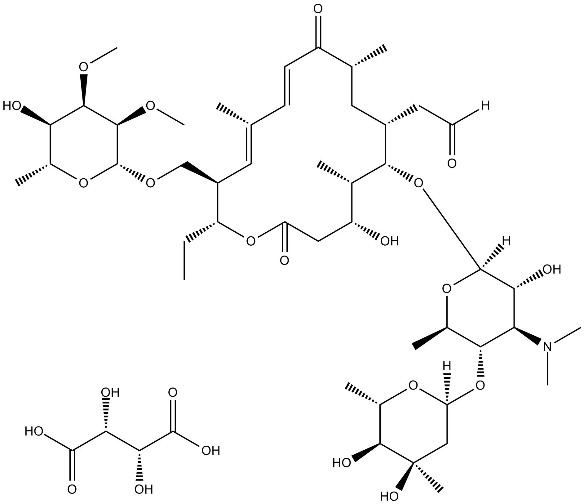Tylosin tartrate Chemical Structure