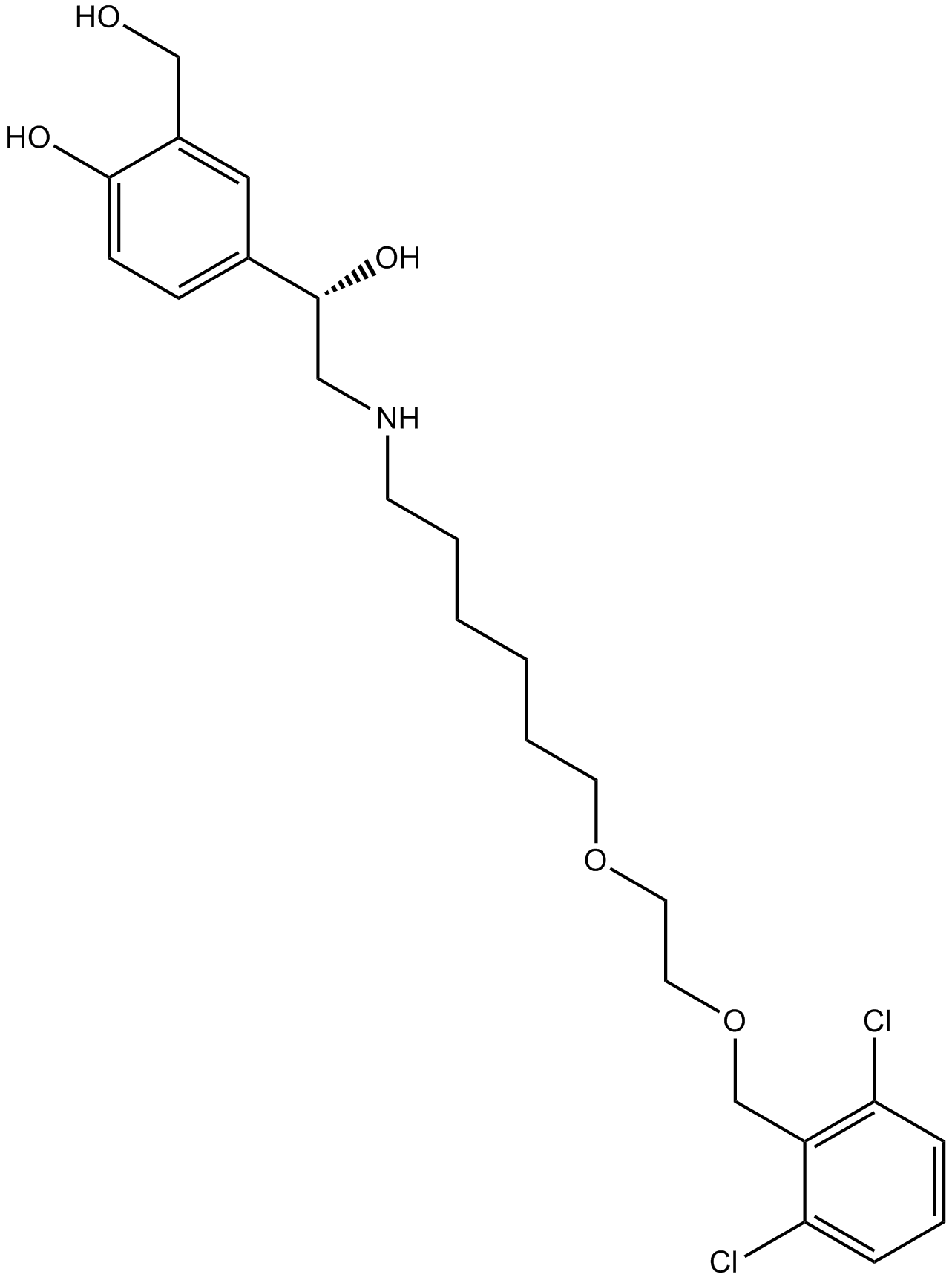 Vilanterol Chemical Structure
