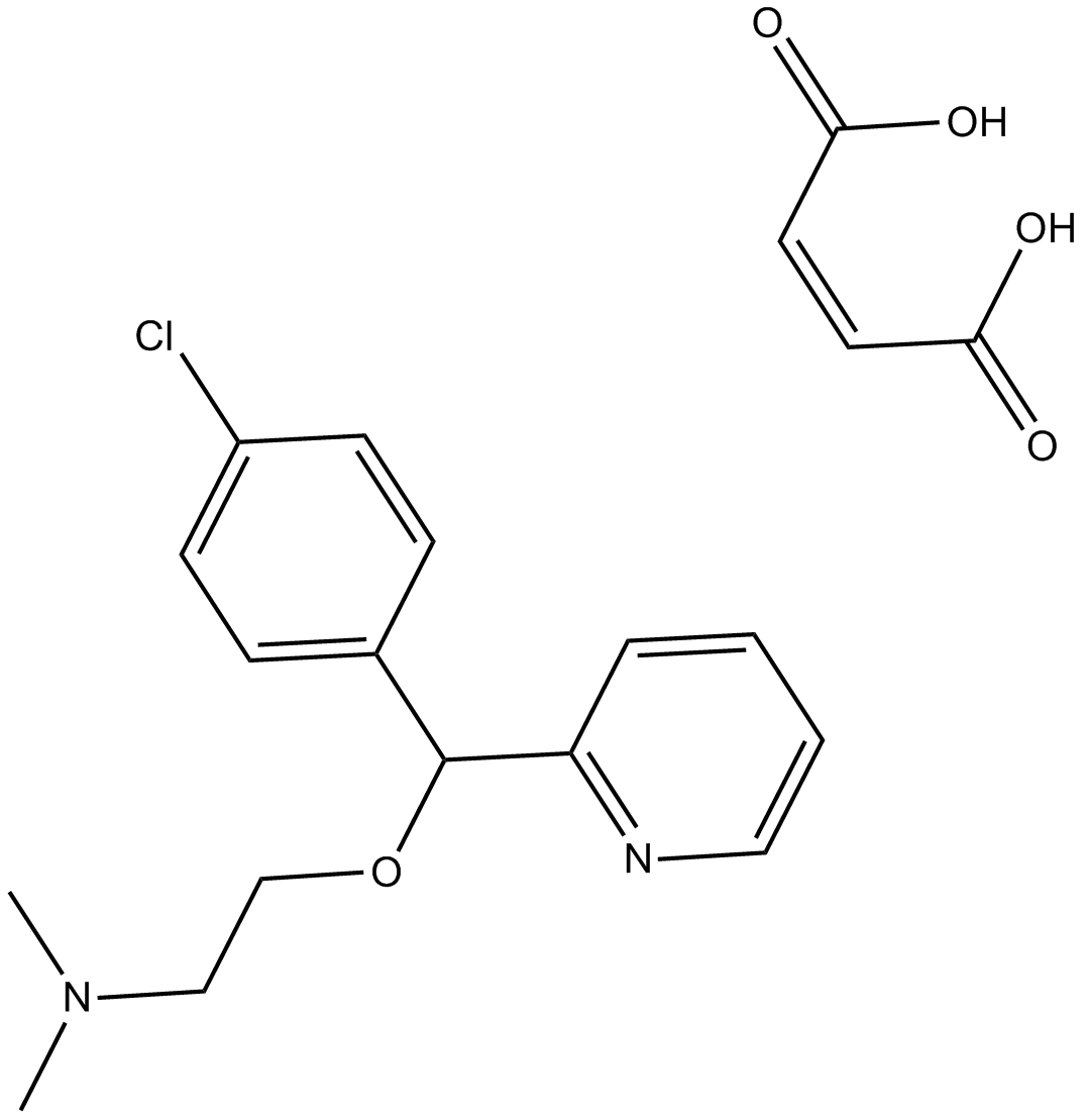 CarbinoxaMine Maleate Chemical Structure