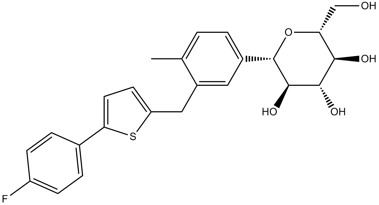 Canagliflozin Chemical Structure