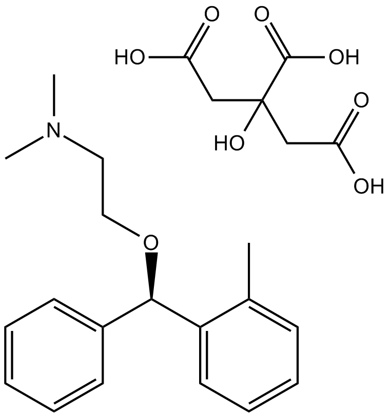 Orphenadrine Citrate Chemical Structure