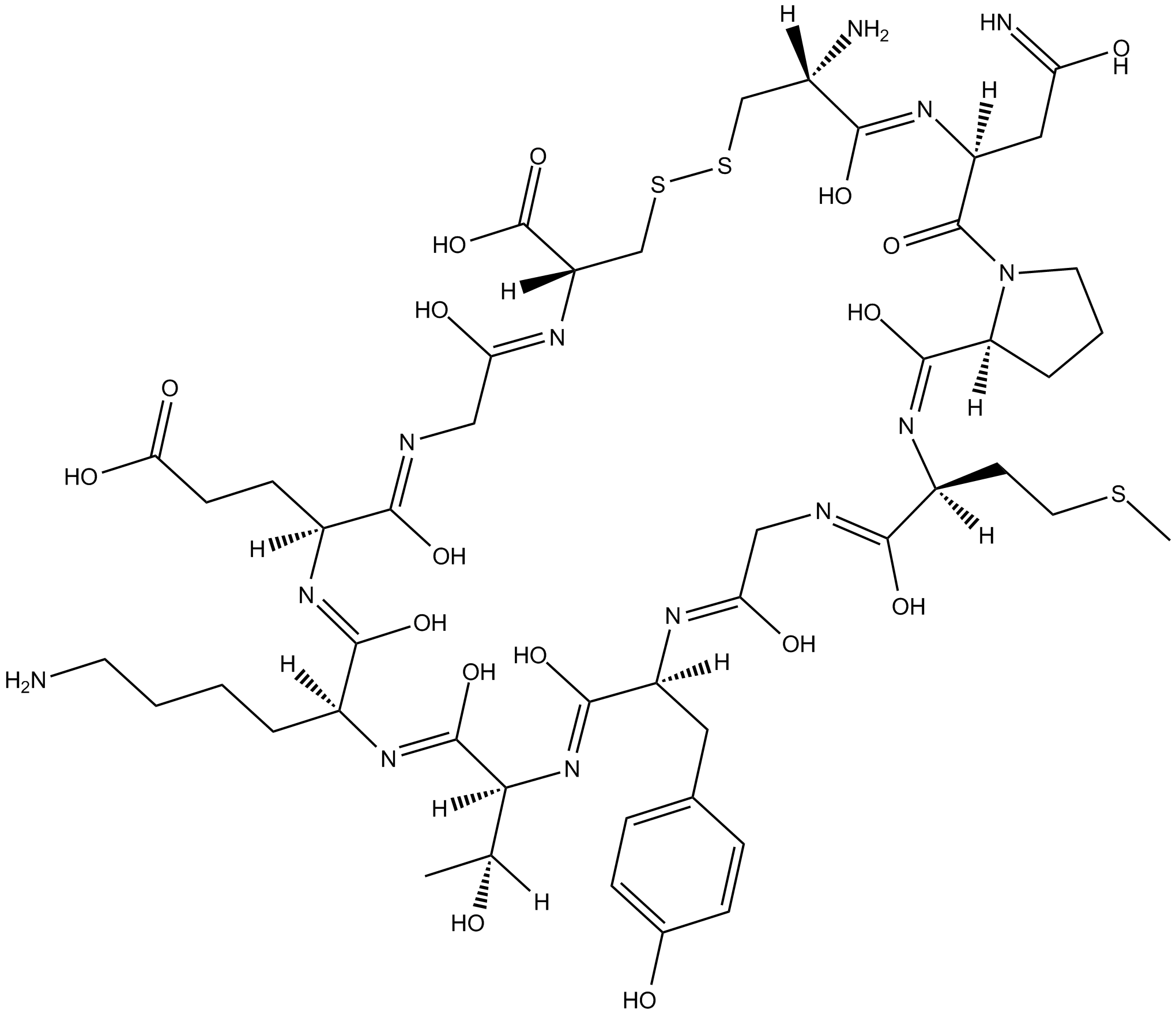 Cyclotraxin B Chemical Structure