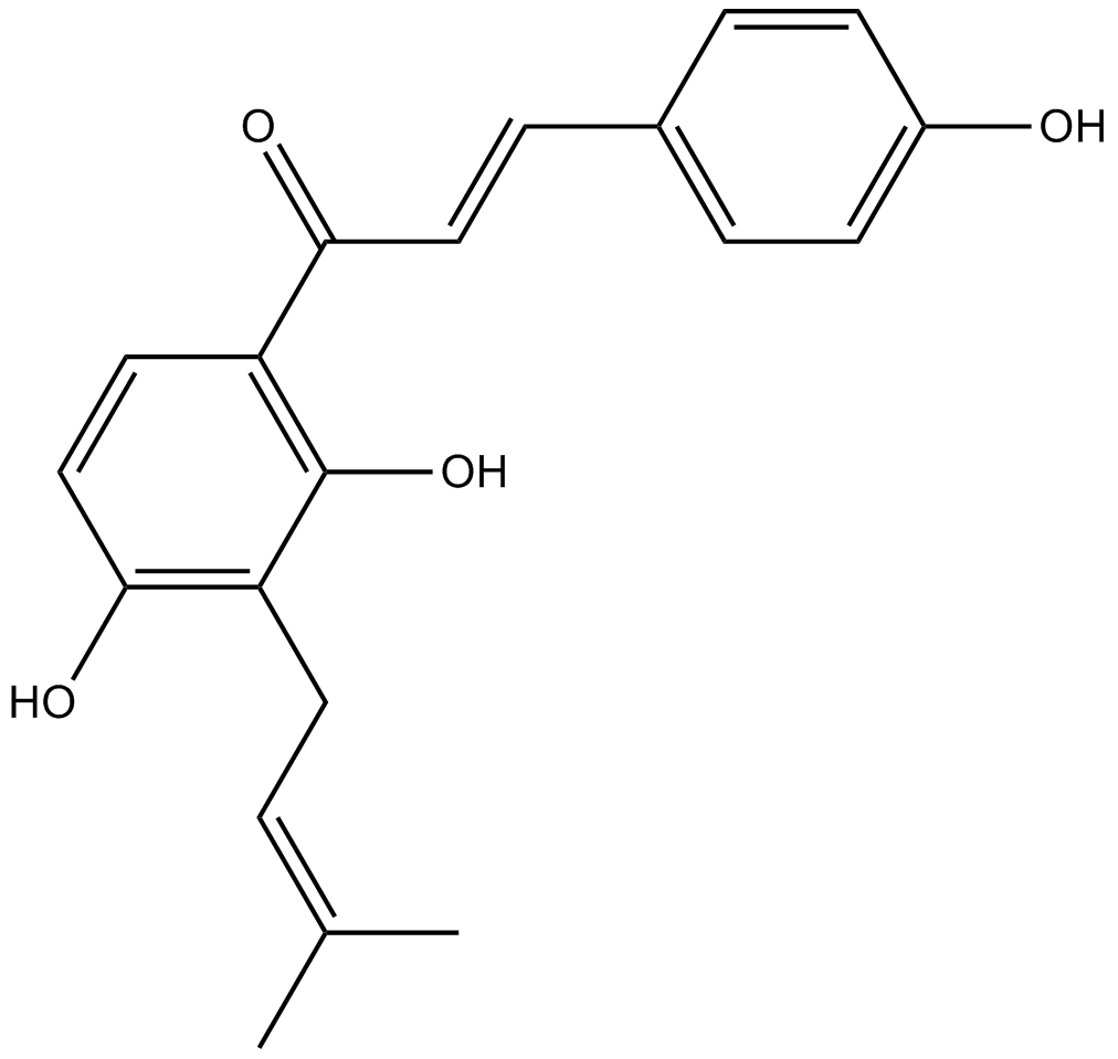 Isobavachalcone Chemical Structure