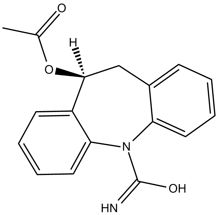 Eslicarbazepine acetate Chemical Structure