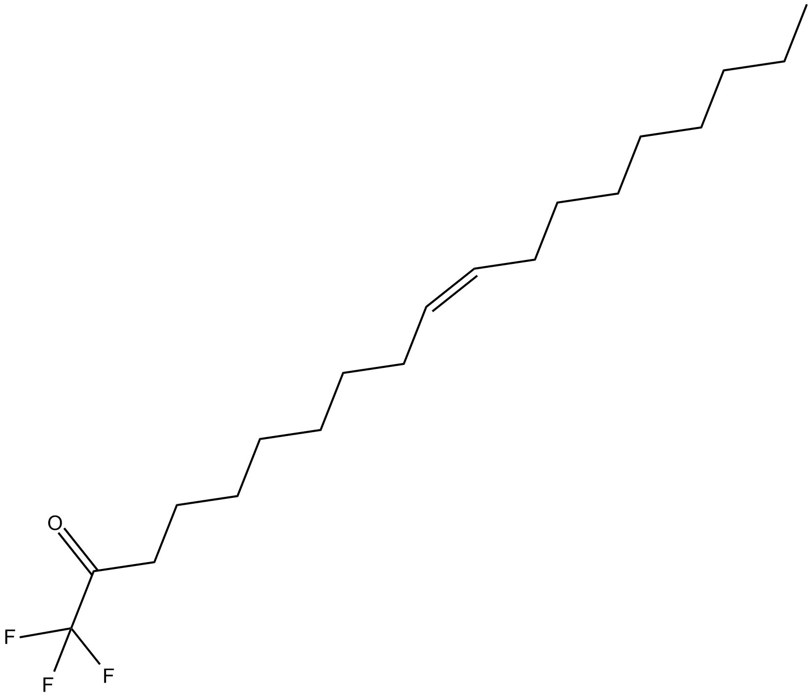 Oleyl Trifluoromethyl Ketone Chemical Structure
