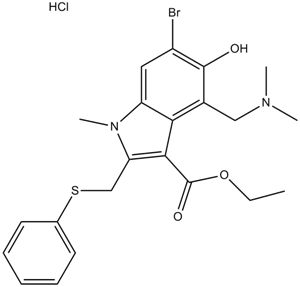Arbidol HCl Chemical Structure