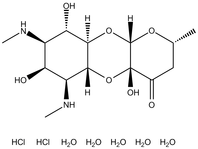 Spectinomycin (hydrochloride hydrate) Chemical Structure
