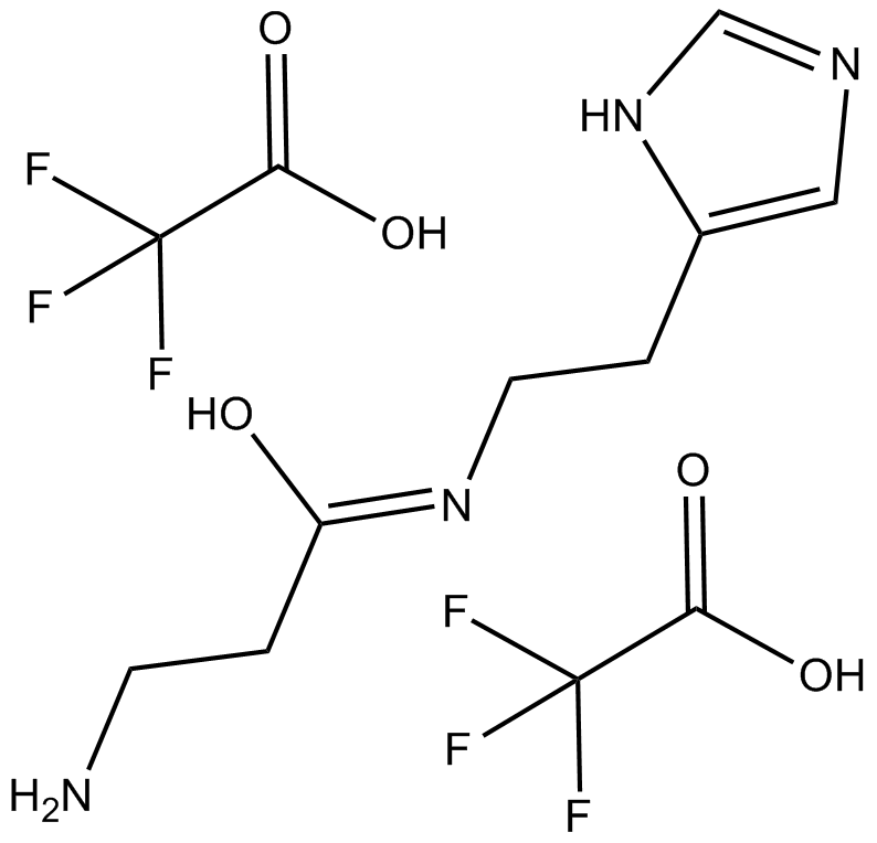 Carcinine ditrifluoroacetate Chemical Structure