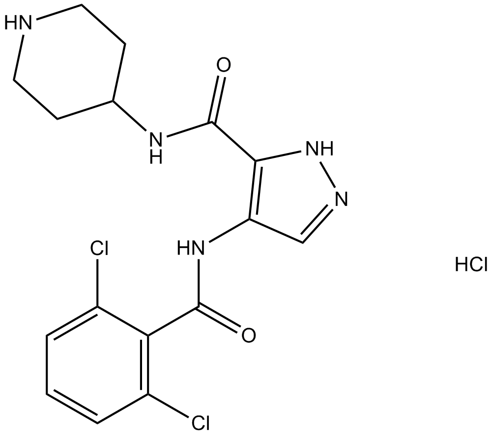 AT7519 Hydrochloride Chemical Structure