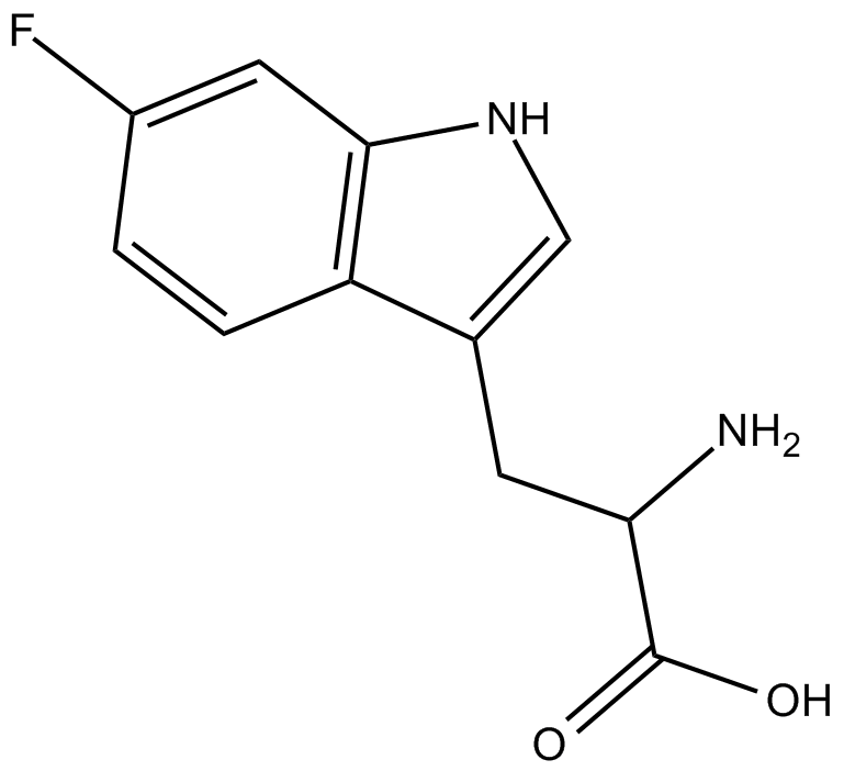 6-fluoro-DL-Tryptophan Chemical Structure