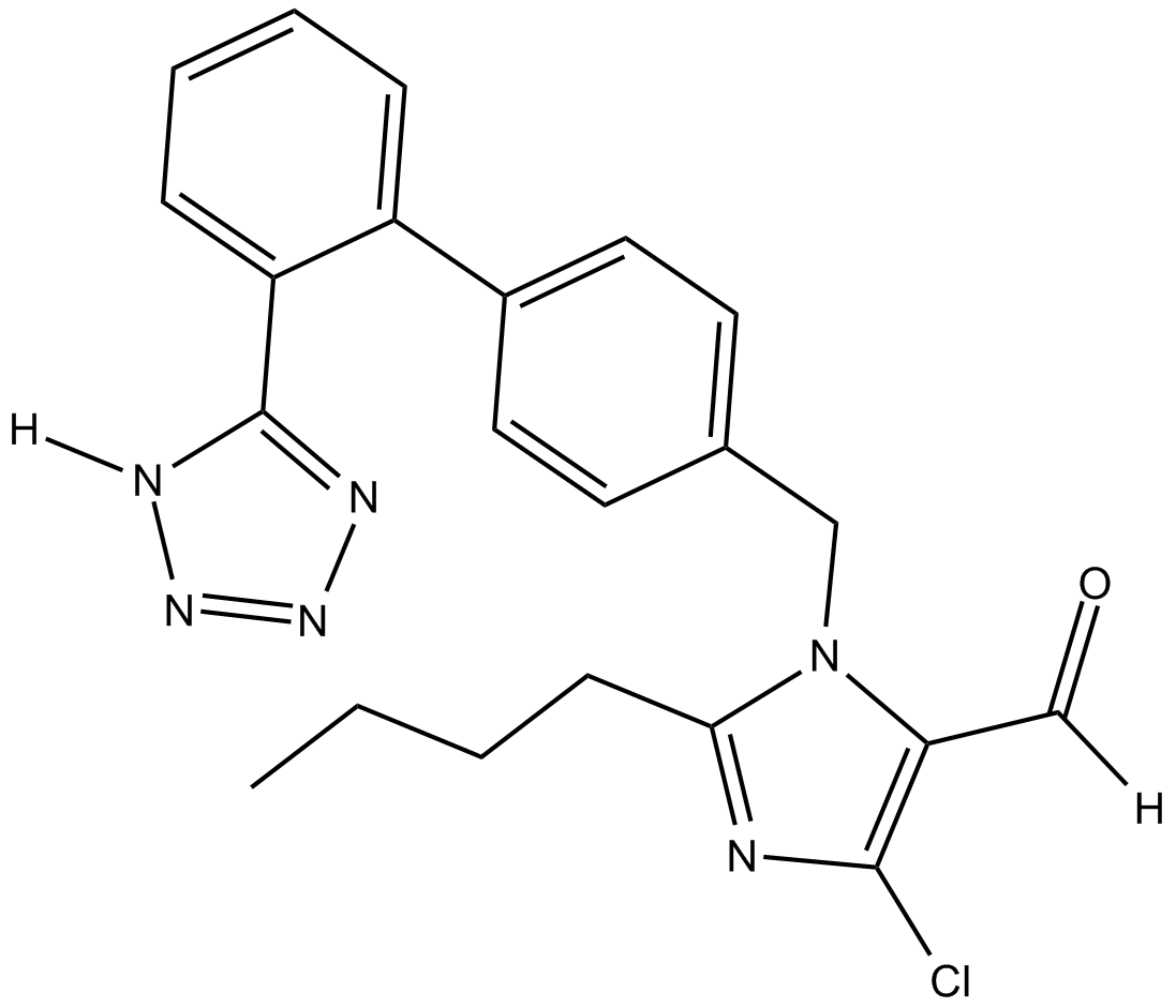 Losartan Carboxaldehyde Chemical Structure