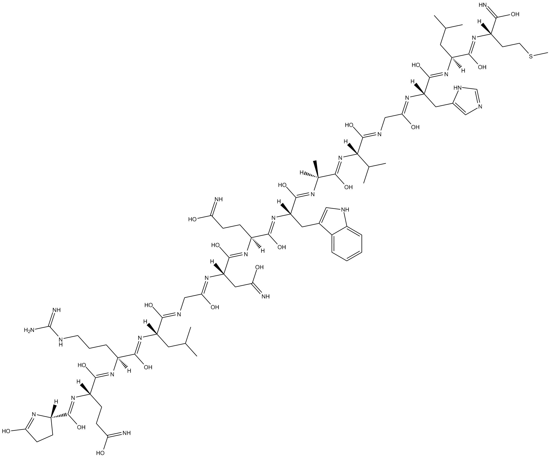 Bombesin Chemical Structure