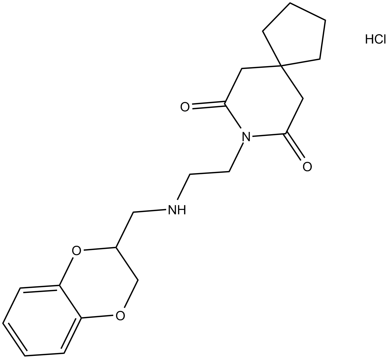 MDL 73005EF hydrochloride Chemical Structure