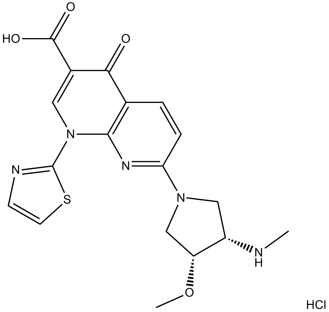 Voreloxin Hydrochloride Chemical Structure