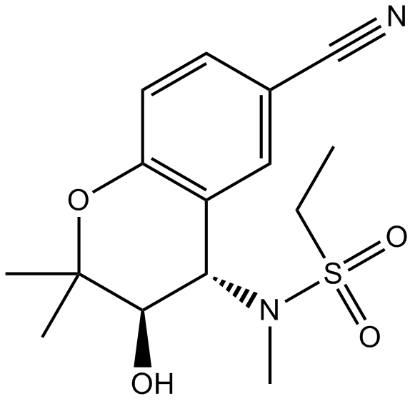 (-)-[3R,4S]-Chromanol 293B Chemical Structure