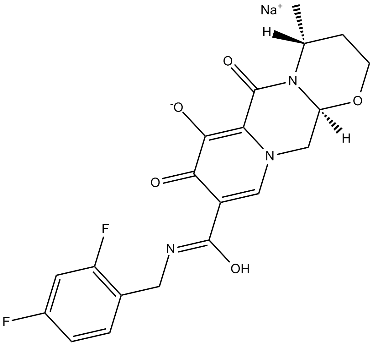 GSK1349572 sodiuM salt Chemical Structure