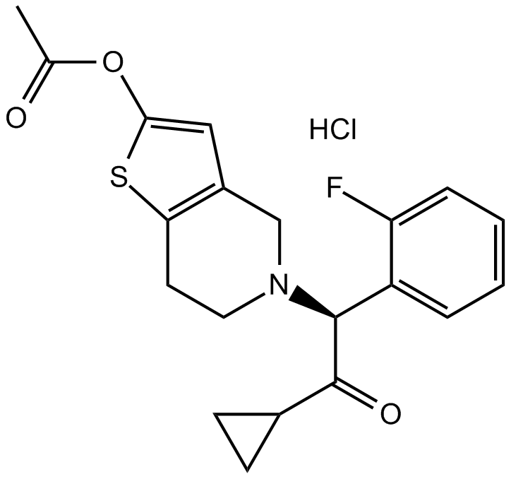 Prasugrel hydrochloride Chemical Structure
