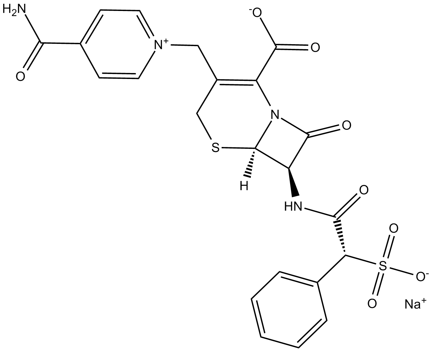 Cefsulodin Sodium Chemical Structure