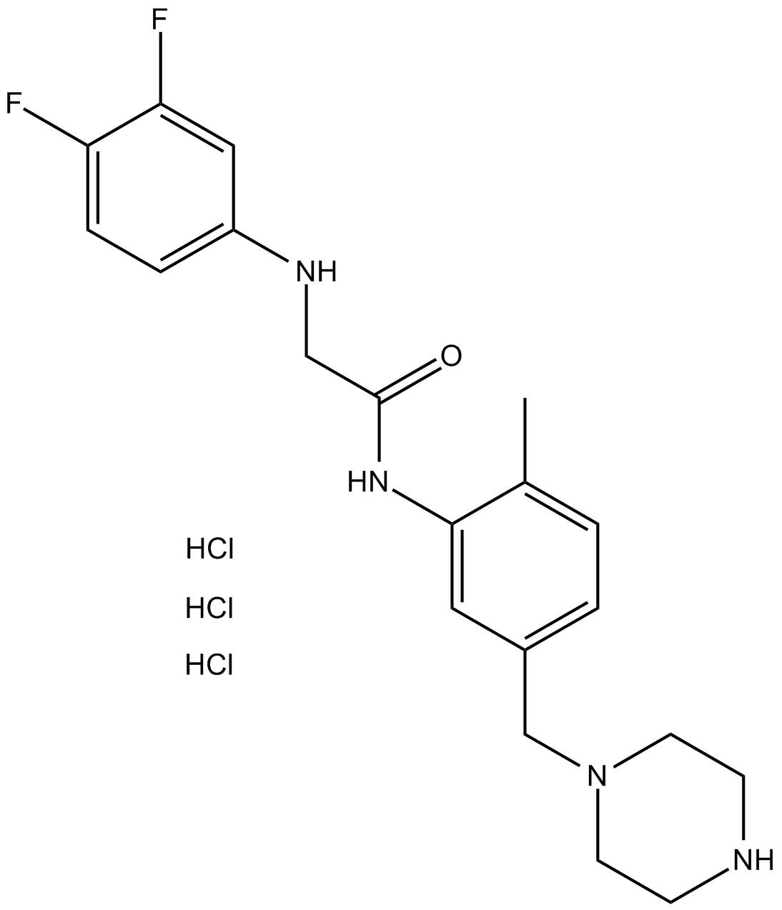 GW791343 HCl Chemical Structure