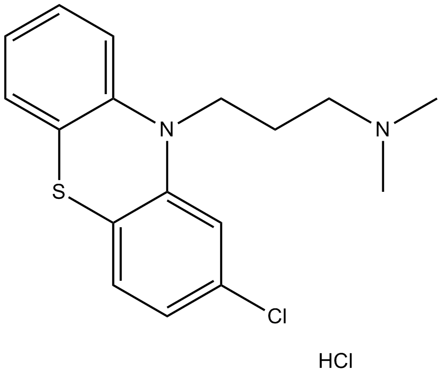 Chlorpromazine HCl Chemical Structure
