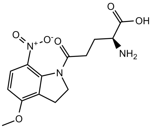 MNI-caged-L-glutamate Chemical Structure