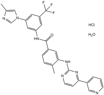 Nilotinib monohydrochloride monohydrate Chemical Structure