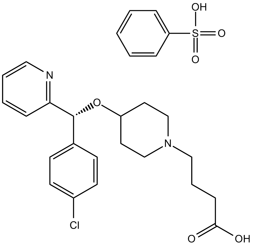 Bepotastine Besilate Chemical Structure