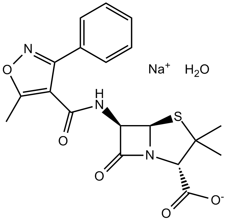 Oxacillin sodium monohydrate Chemical Structure