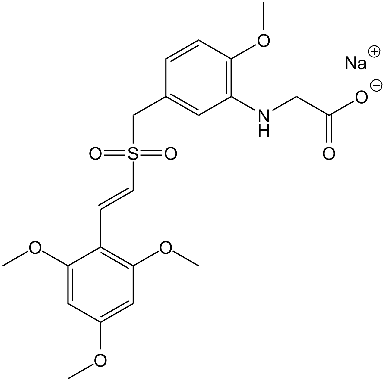 Rigosertib (ON-01910,Estybon) Chemical Structure