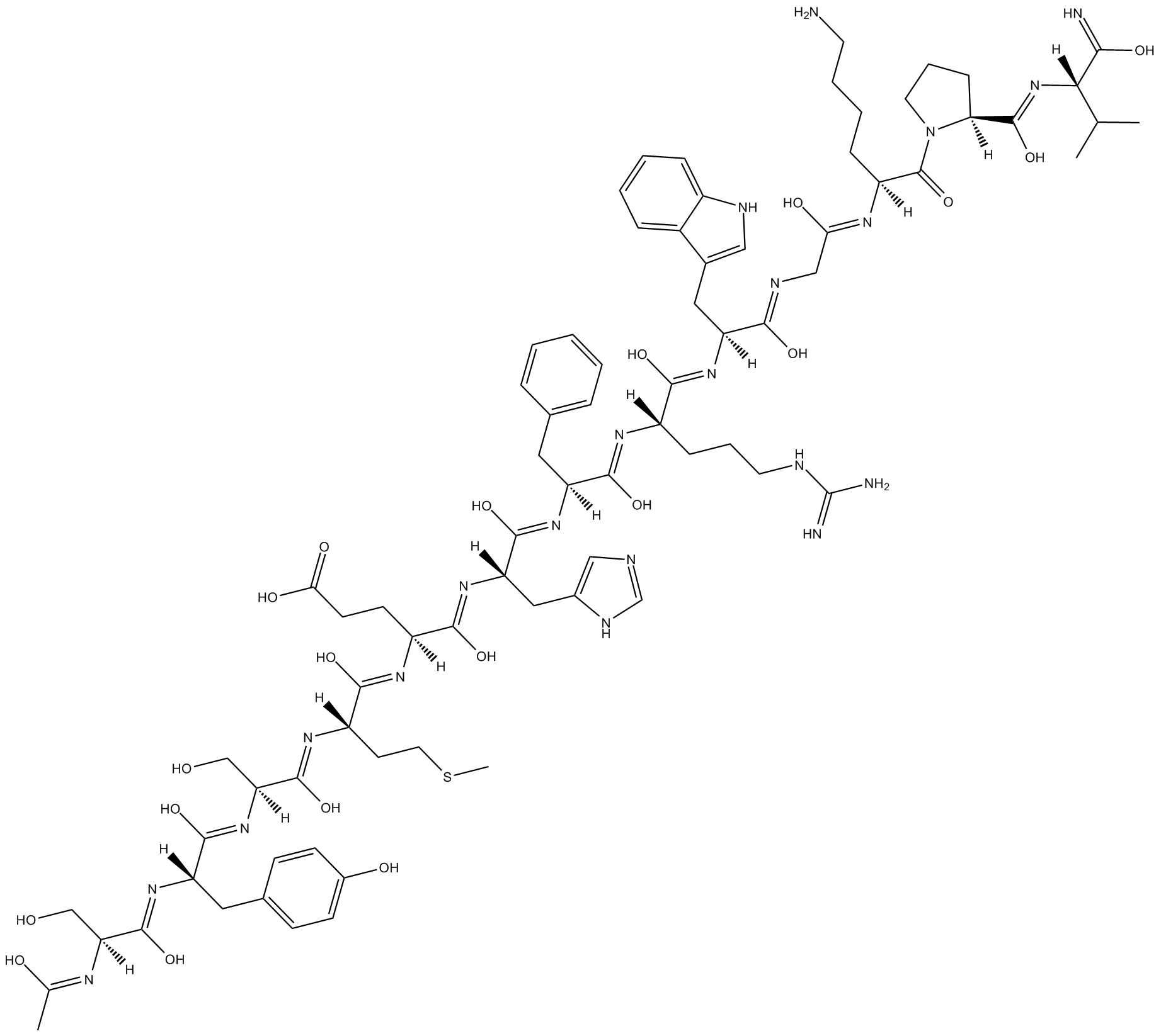α-MSH  Chemical Structure