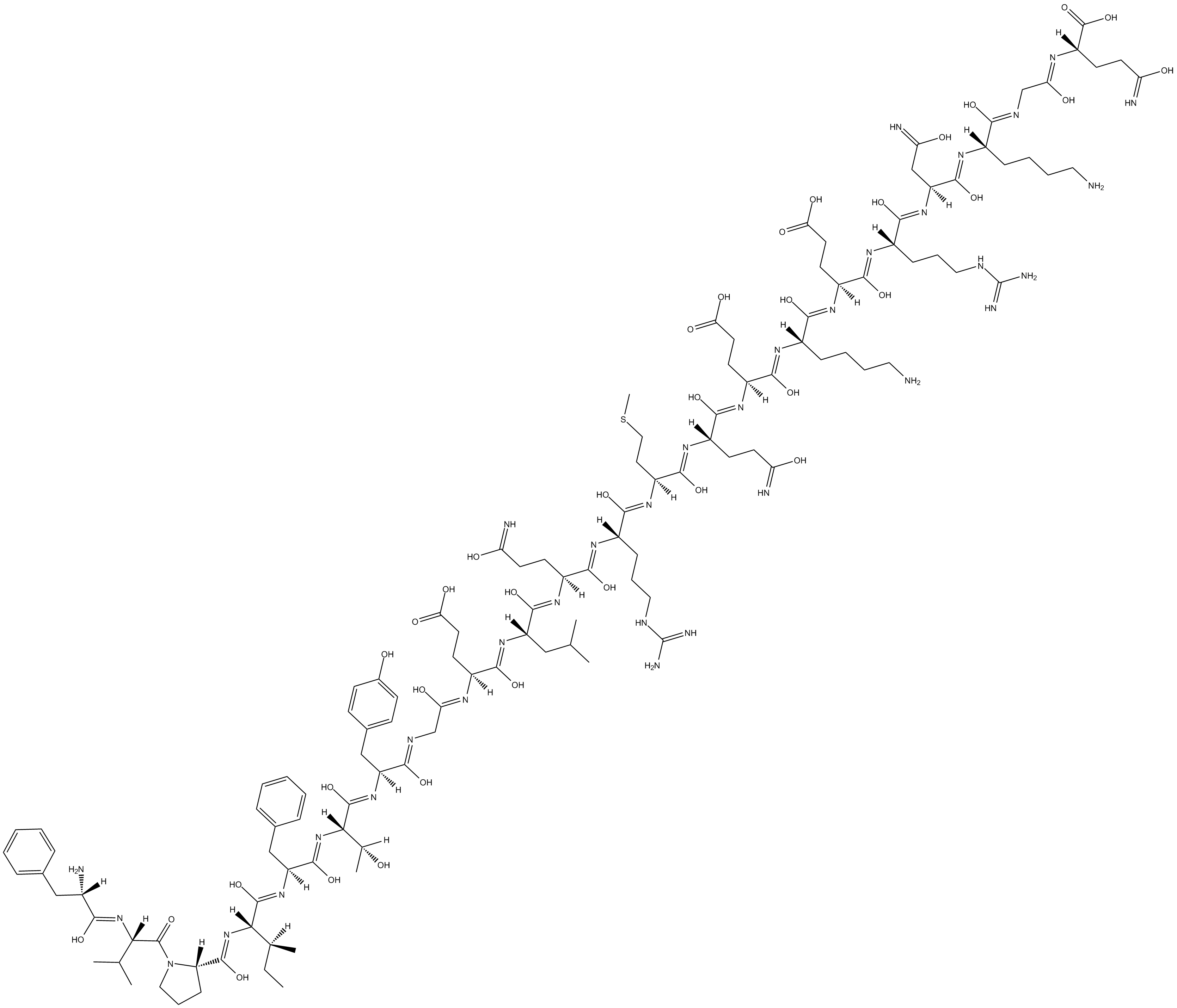 Motilin (human, porcine) Chemical Structure