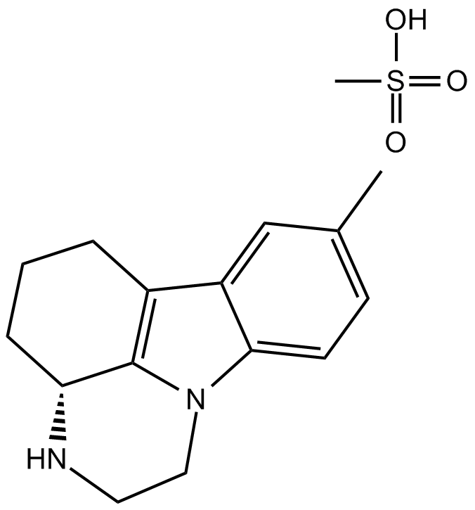 Pirlindole mesylate Chemical Structure