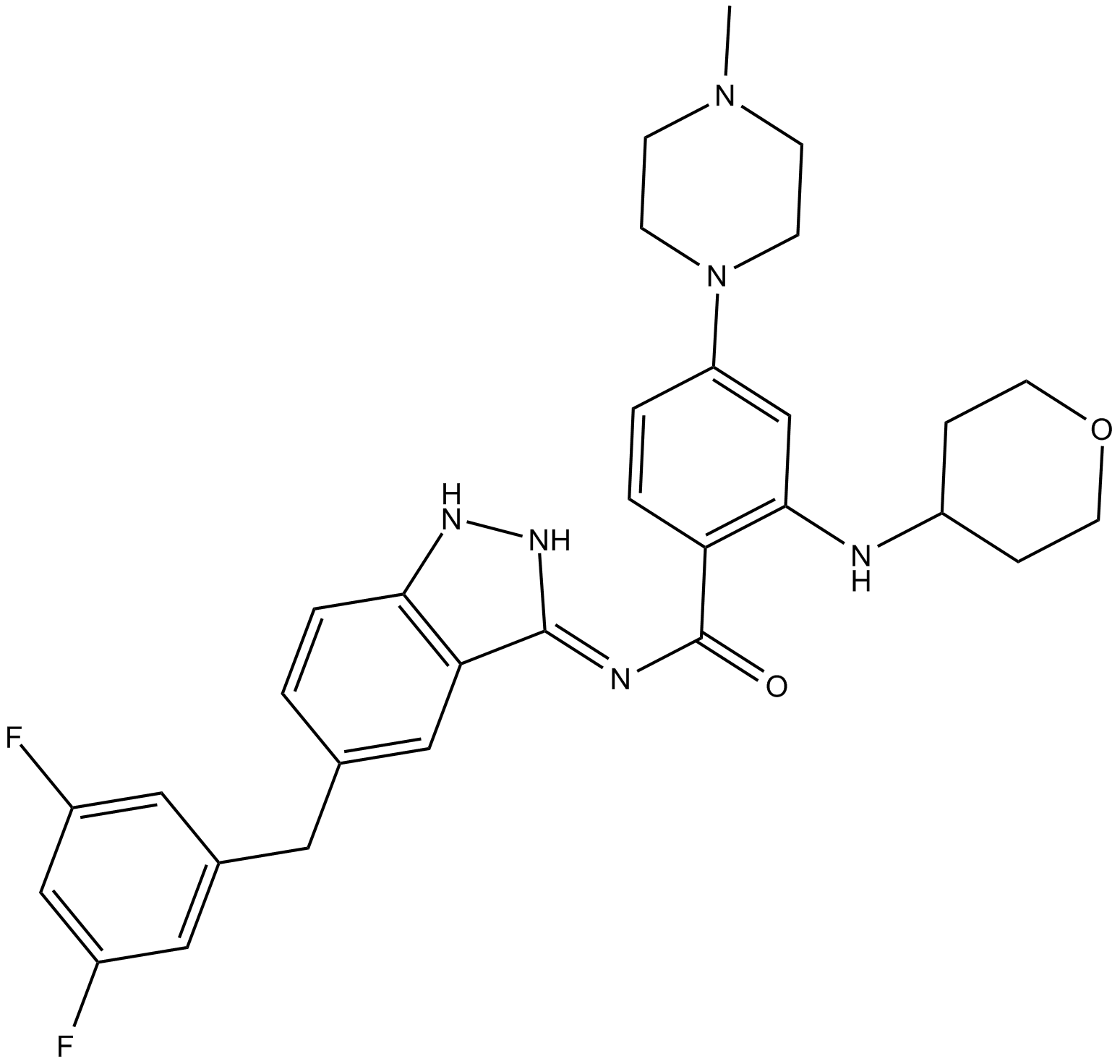 Entrectinib Chemical Structure