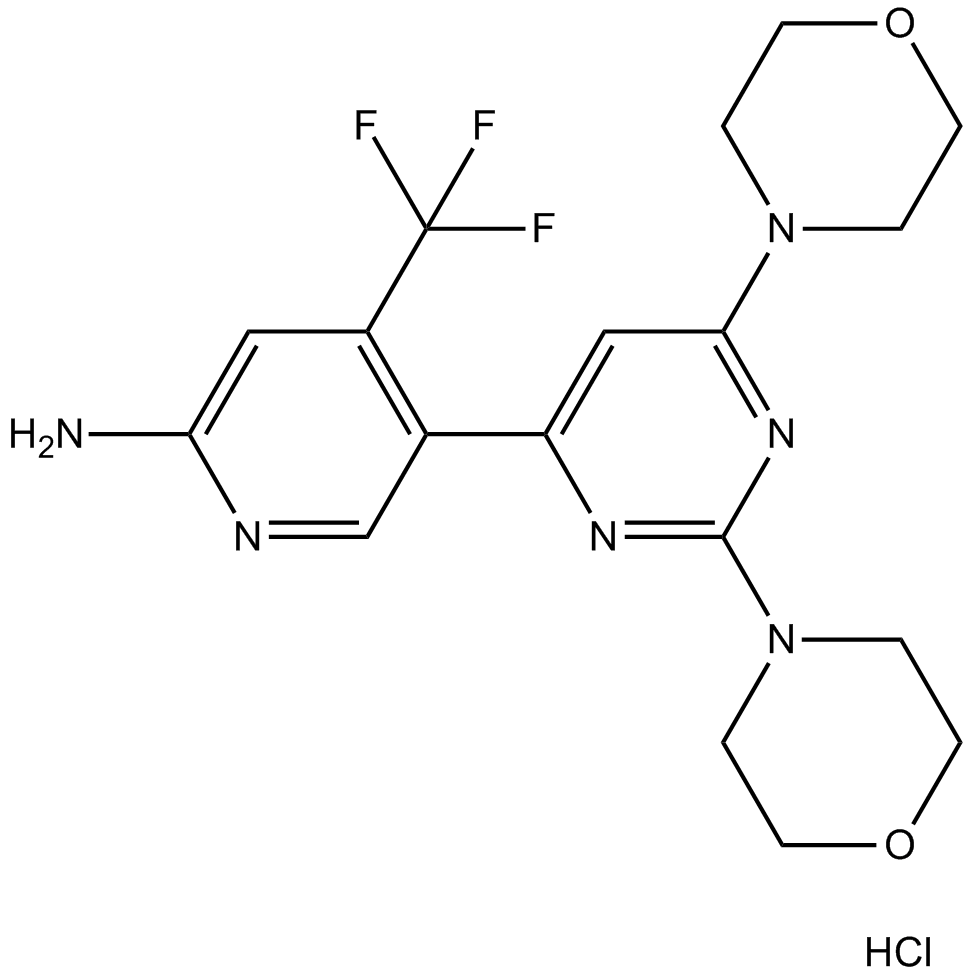 NVP-BKM120 Hydrochloride Chemical Structure