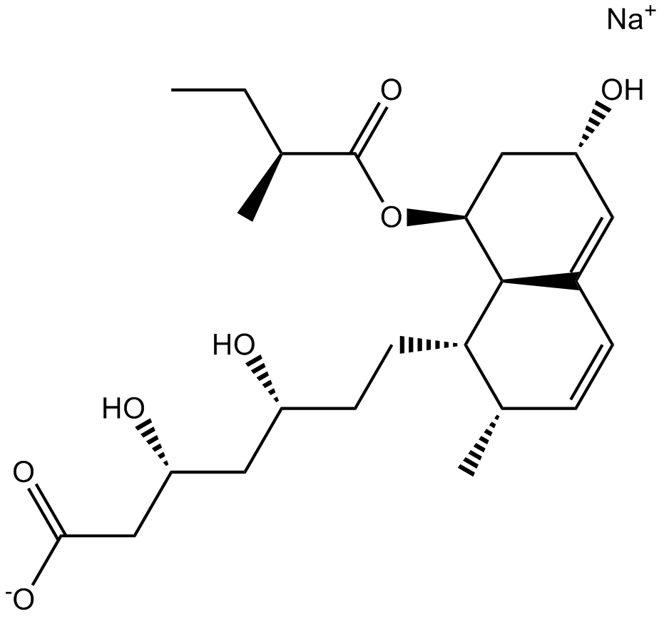 Pravastatin sodium Chemical Structure