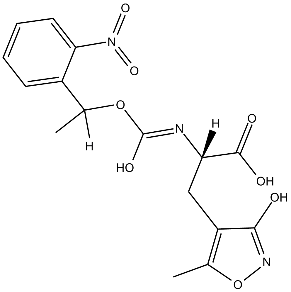 NPEC-caged-(S)-AMPA Chemical Structure