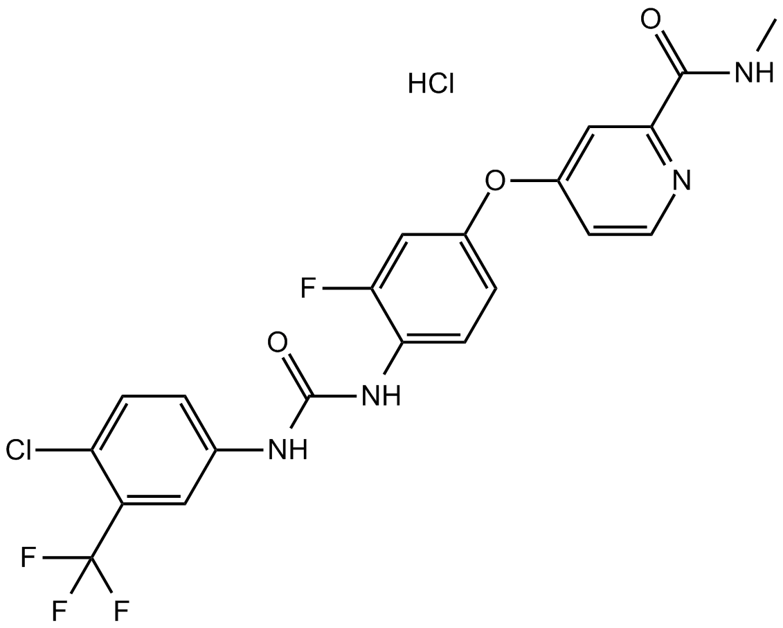 Regorafenib hydrochloride Chemical Structure