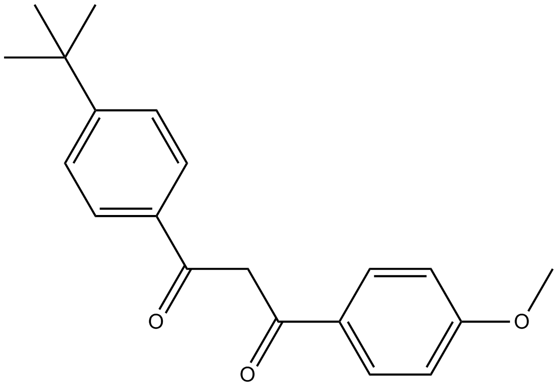 Avobenzone Chemical Structure