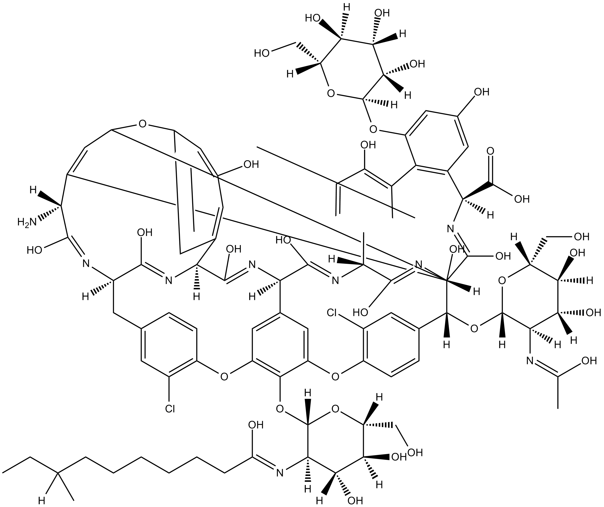 Teicoplanin A2-4 Chemical Structure