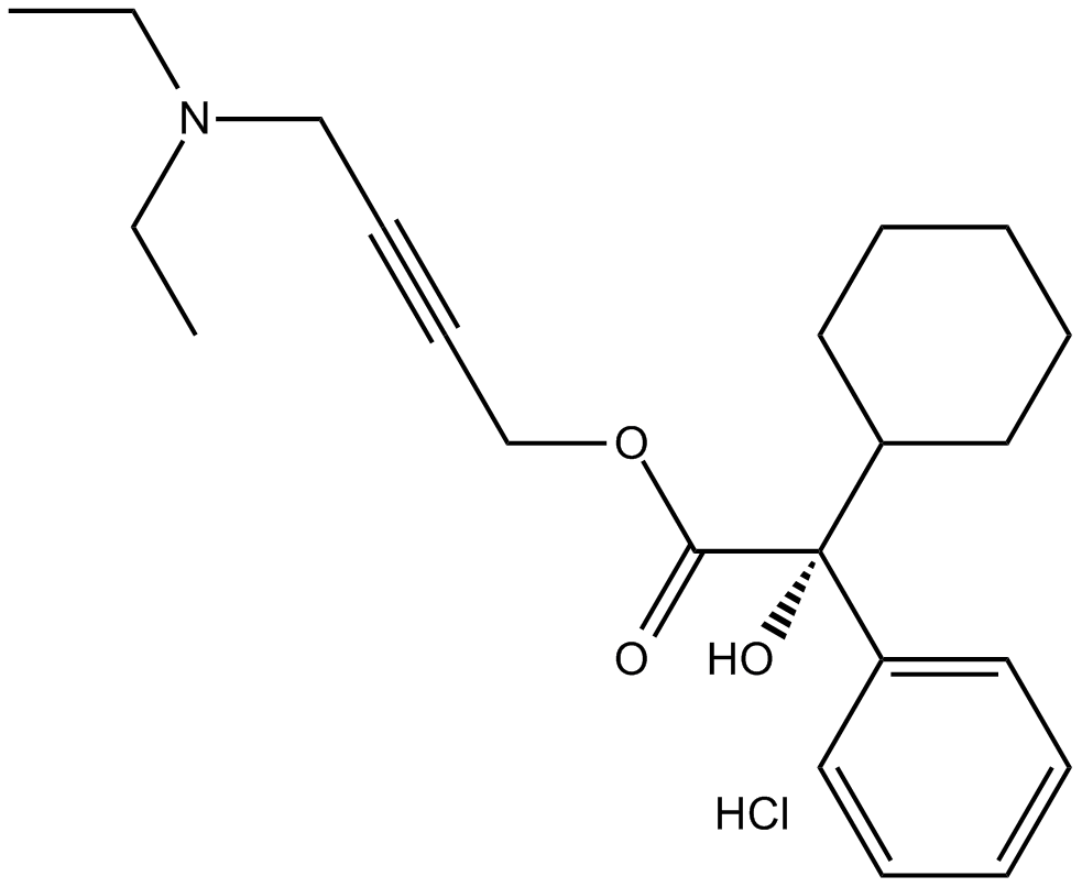 Oxybutynin chloride Chemical Structure