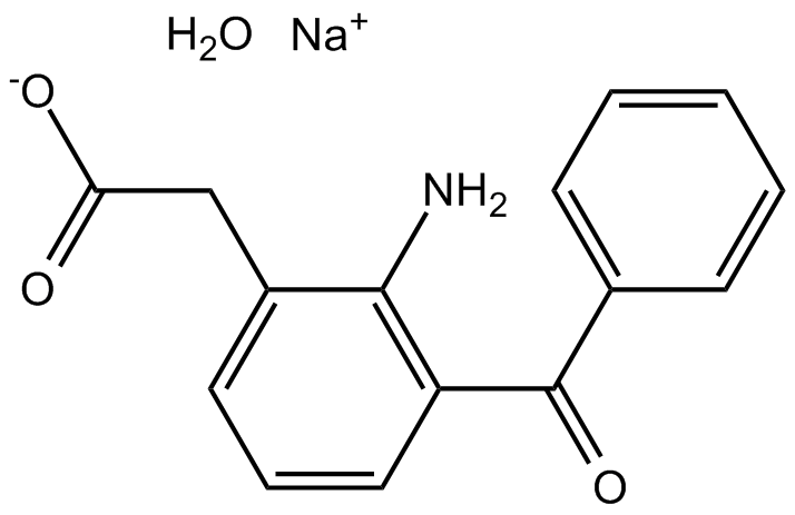 Amfenac Sodium Monohydrate Chemical Structure