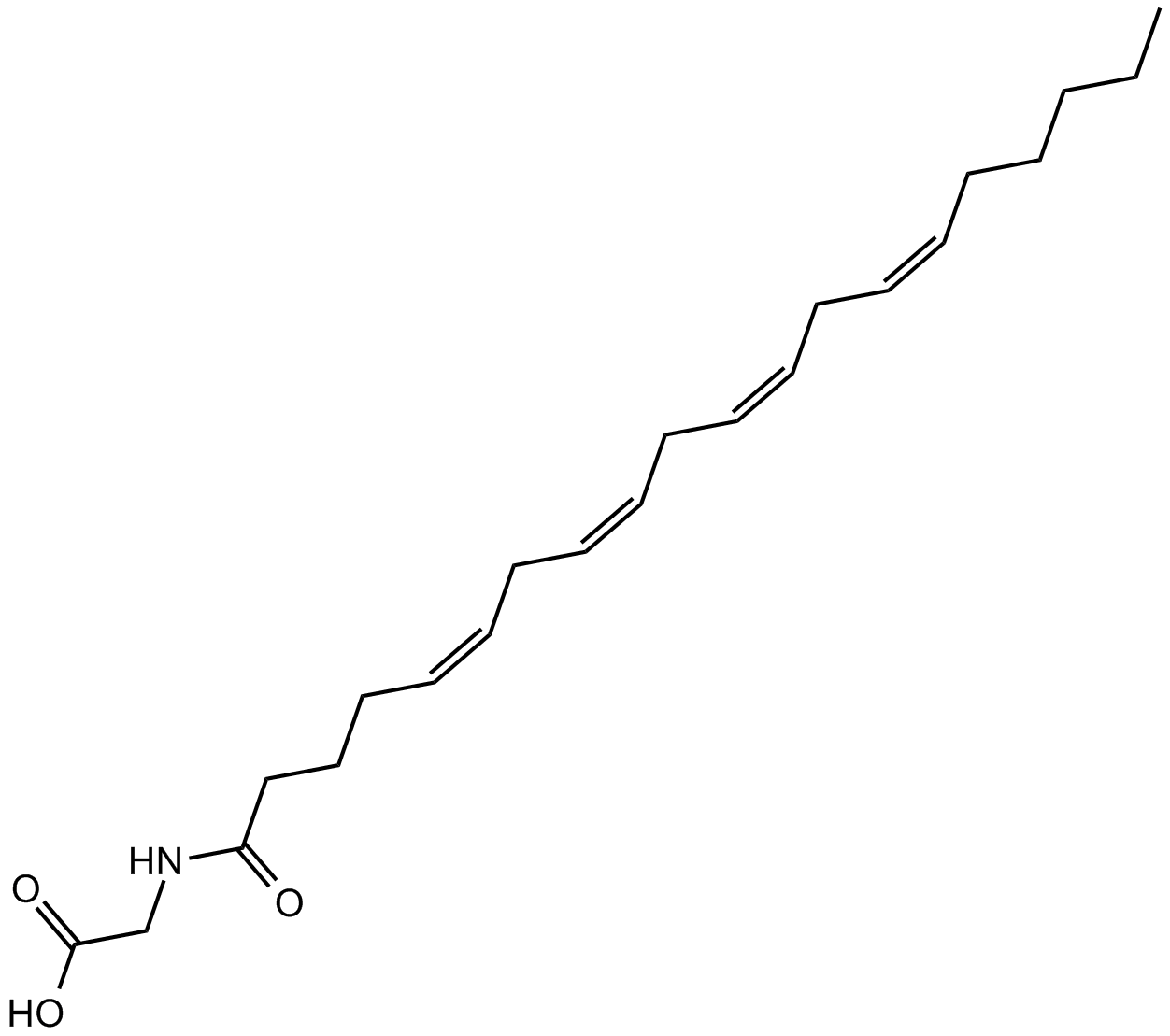 N-Arachidonylglycine Chemical Structure
