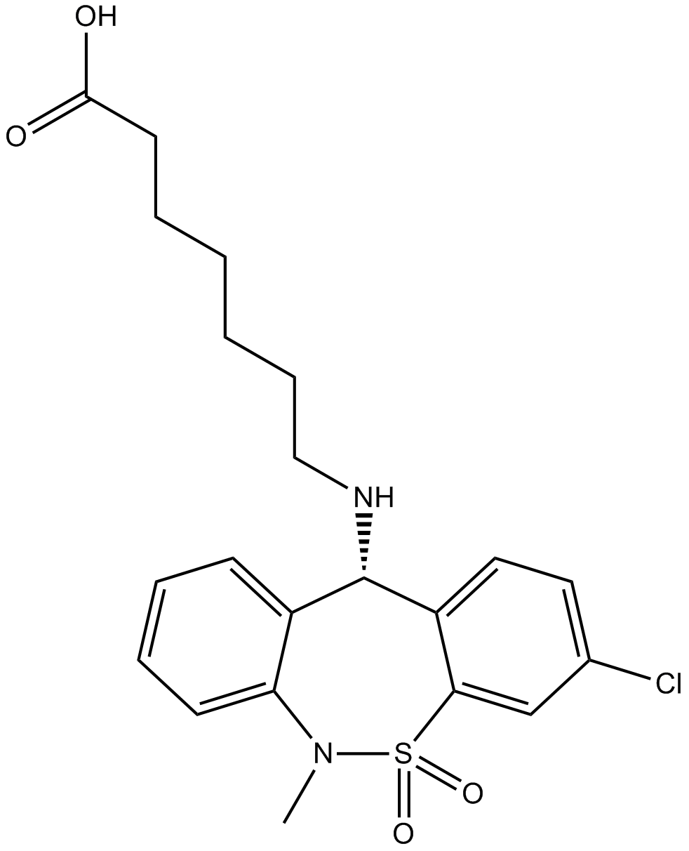 Tianeptine Chemical Structure